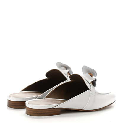 Hermes Calfskin Oz Mules 36 White 4 of 8