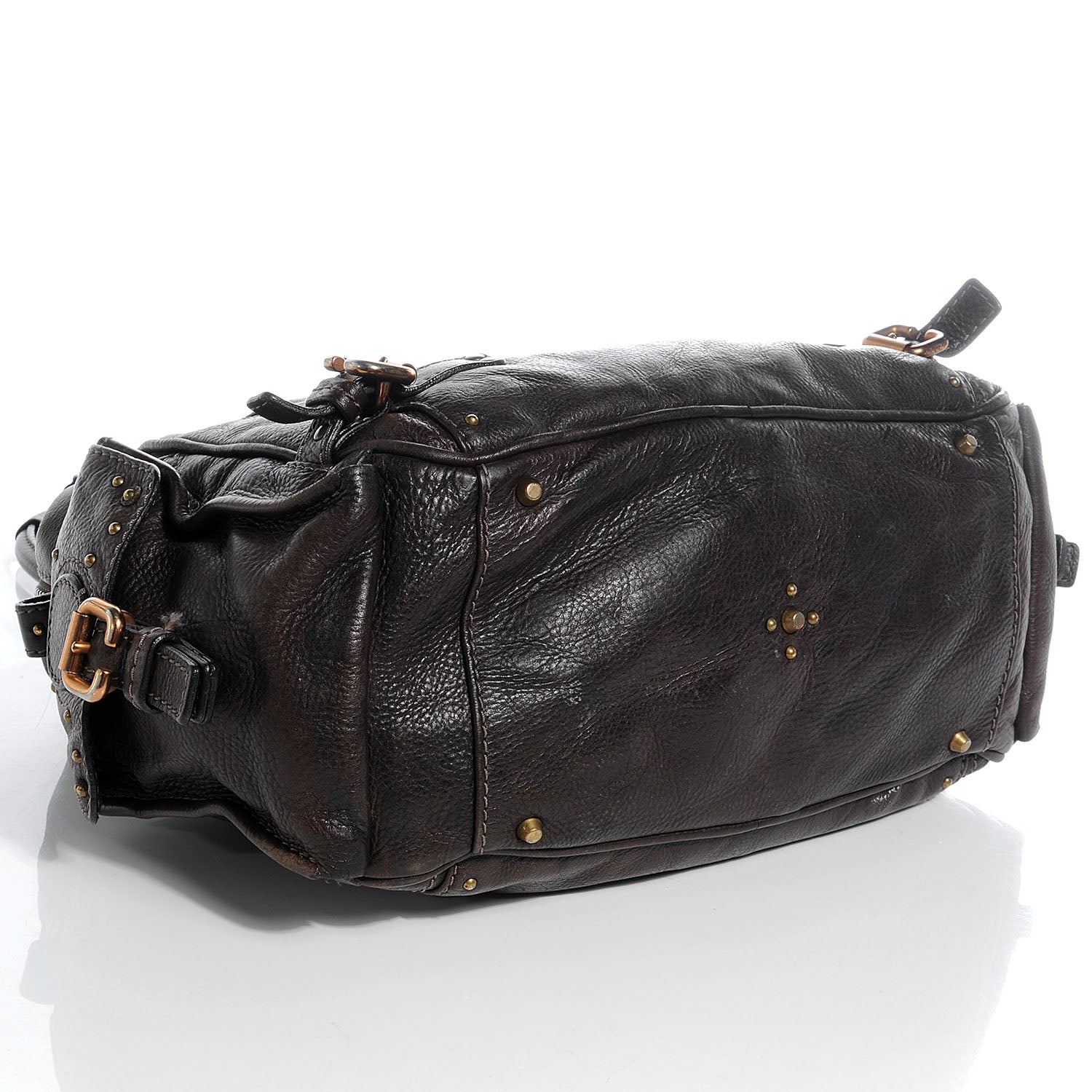 Chloe Leather Paddington Tote Brown 4 of 7