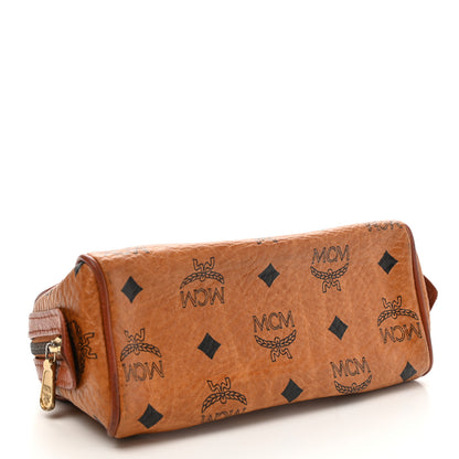 MCM Visetos Mini Boston Bag Cognac 3 of 8