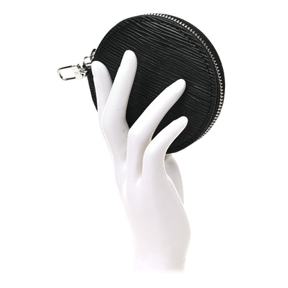 Louis Vuitton Epi Marellini Round Coin Purse Black 2 of 6