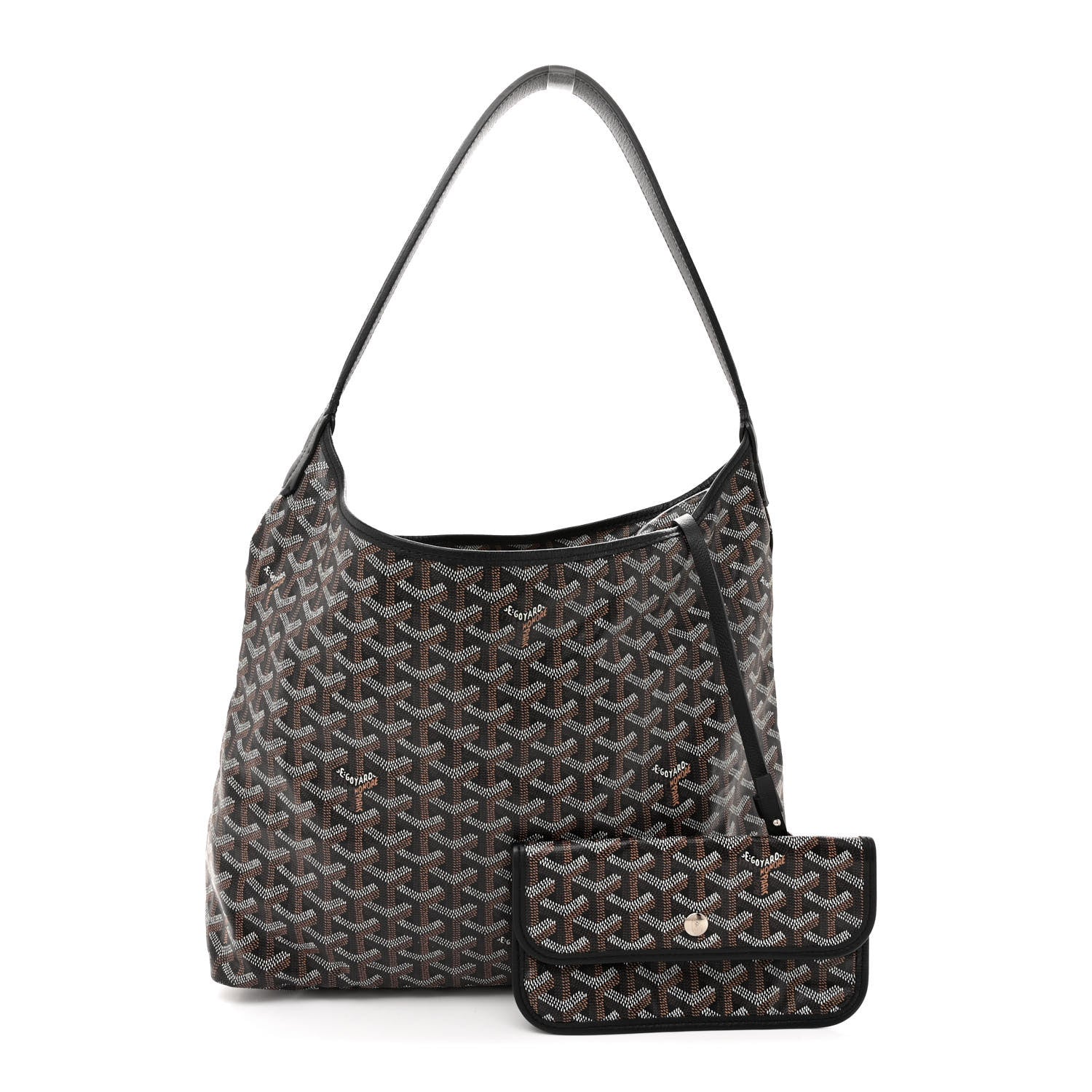 Goyard Goyardine Boheme Hobo Black 3 of 12