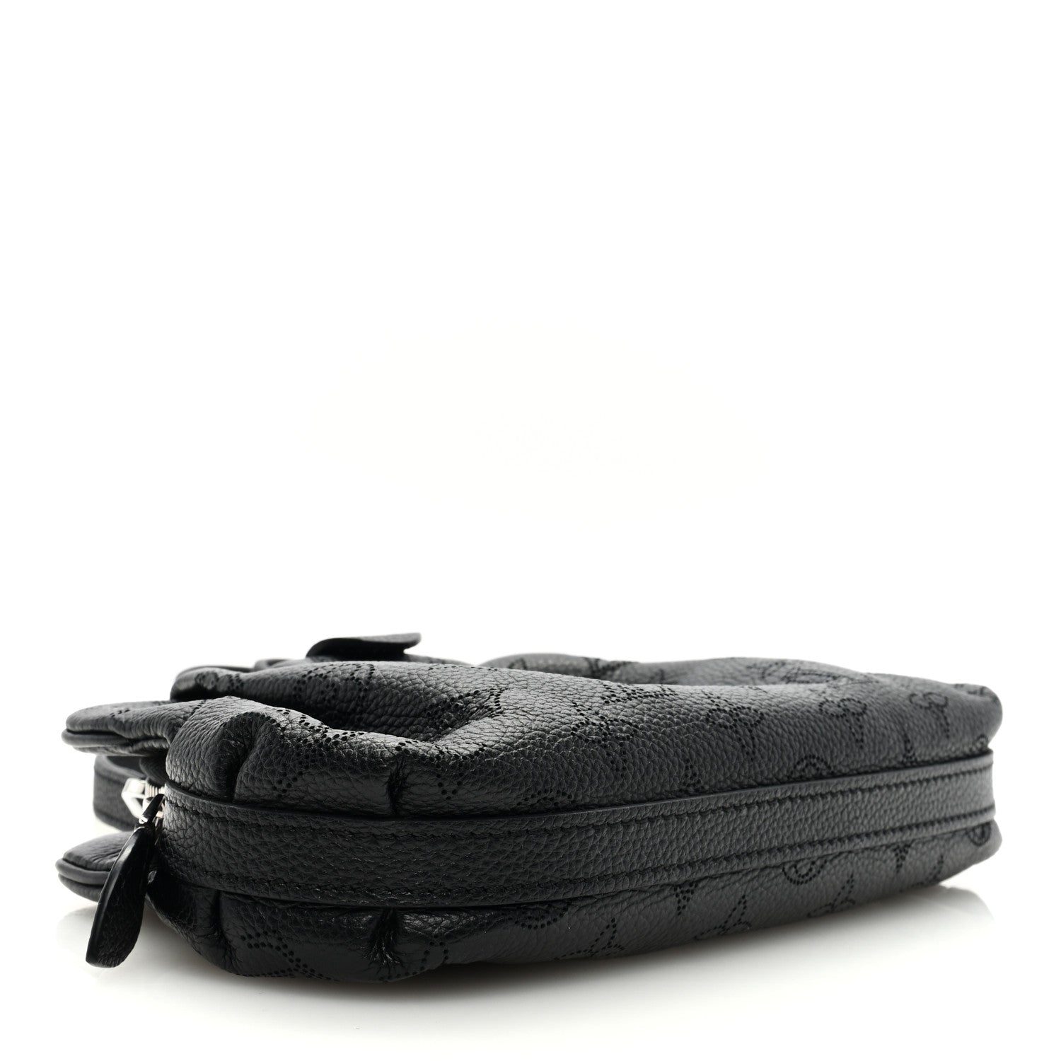 Louis Vuitton LOUIS VUITTON Mahina Scala Mini Pouch Black 4 of 8