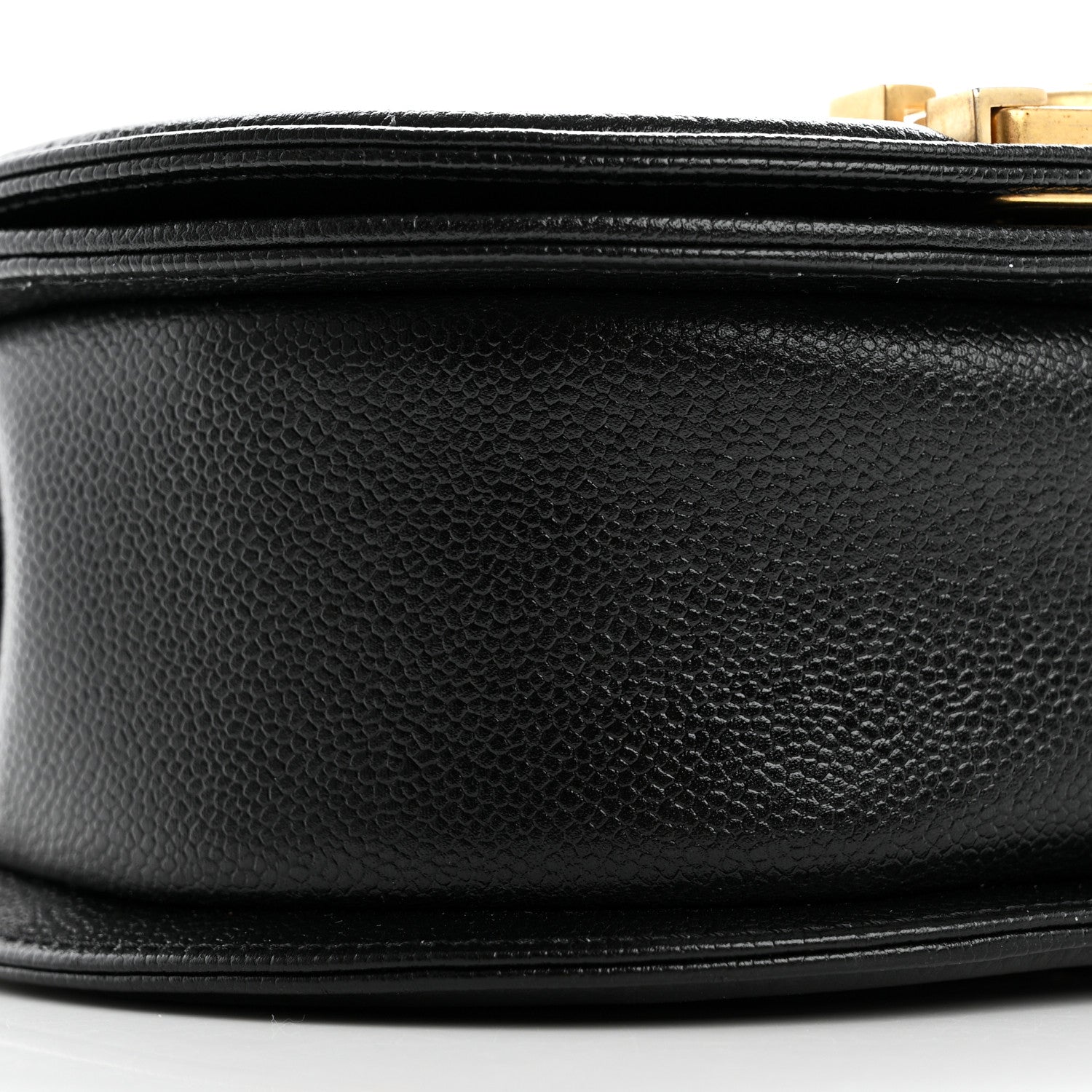 Chanel Caviar Quilted Small Boy Messenger Bag Black 9 of 10