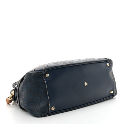 Gucci Guccissima Large Wave Boston Blue 4 of 17