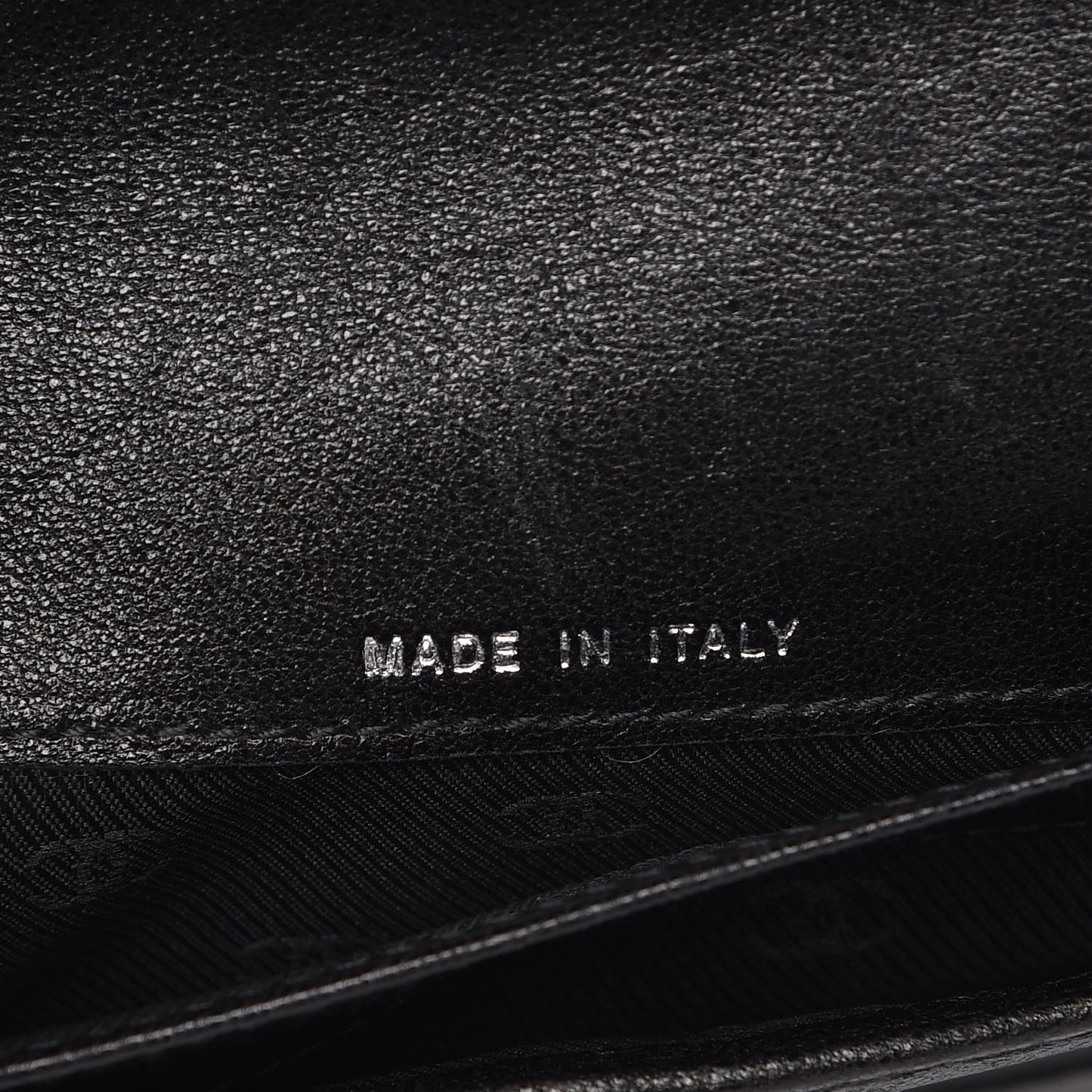 Calfskin CC Flap Wallet Black