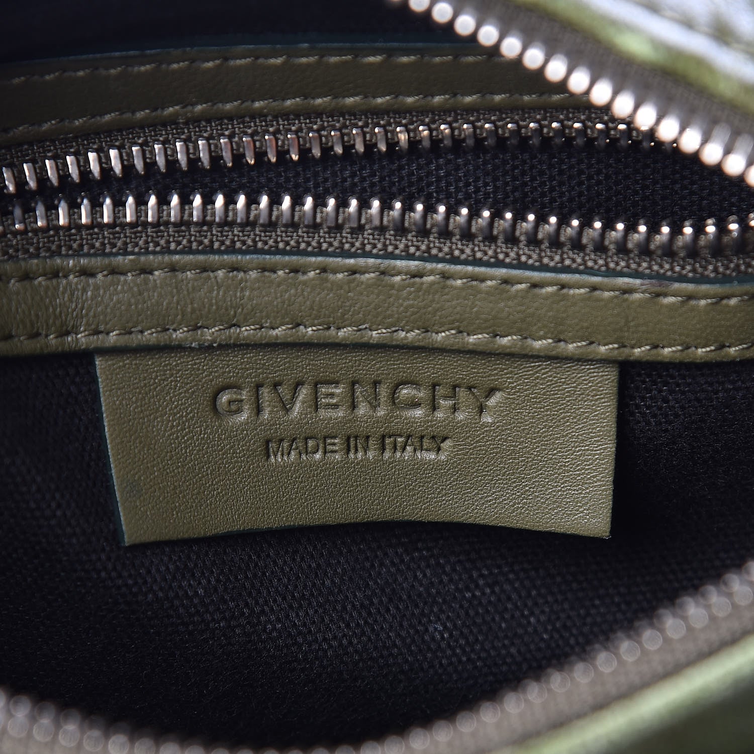 Givenchy Tumbled Sheepskin Mini Pandora Khaki 6 of 9