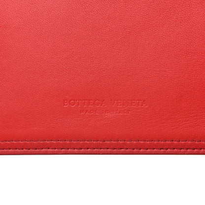 Bottega Veneta Nappa Maxi Intreccio Small Pouch Bright Red 6 of 6