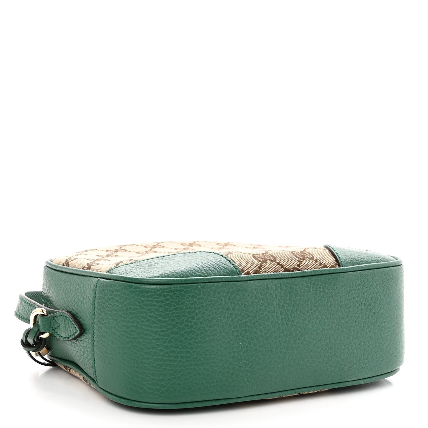 Monogram Dollar Calfskin Mini Bree Messenger Bag Beige Ebony Emerald