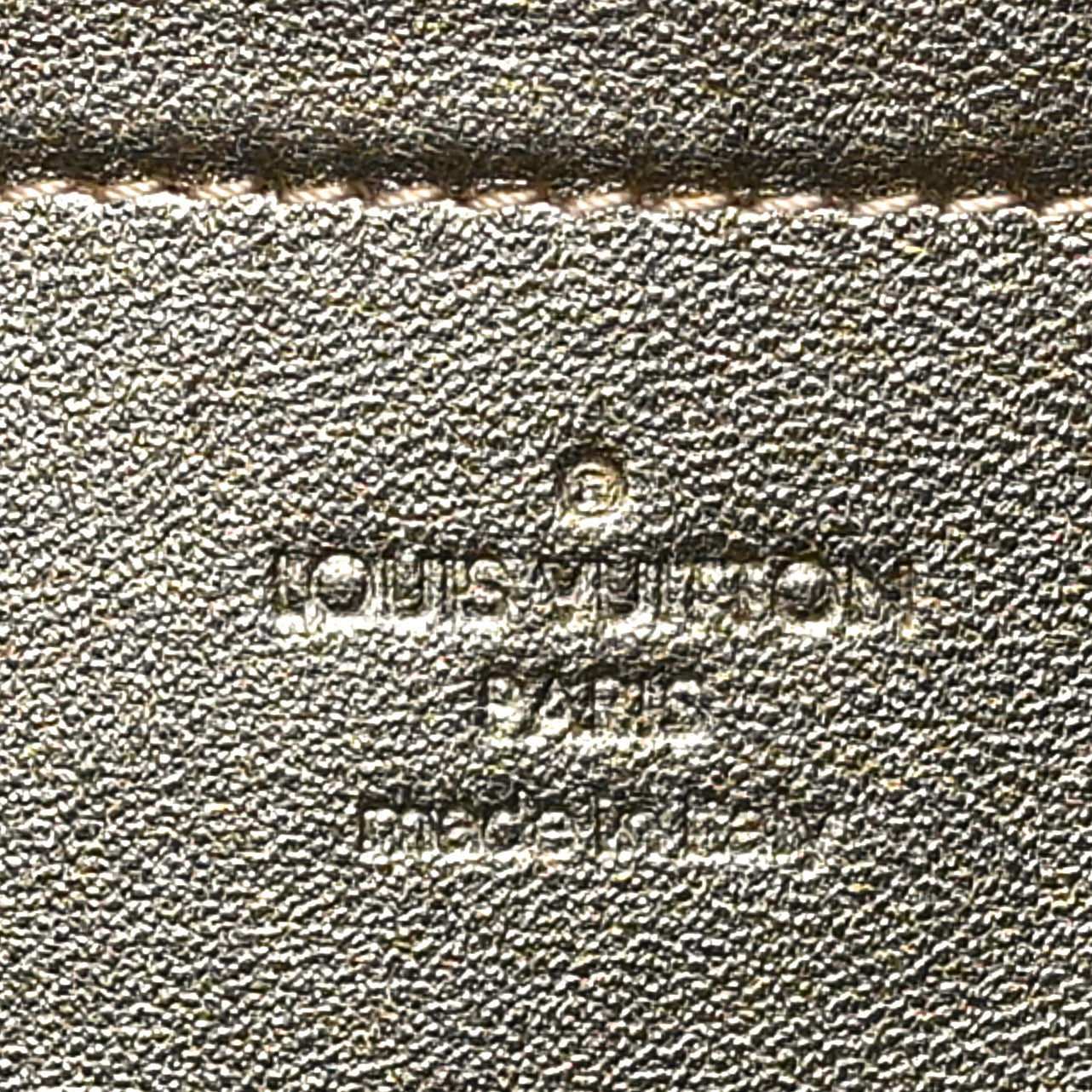 Louis Vuitton Metallic Lambskin Embossed Monogram Pochette Coussin Gold 6 of 9
