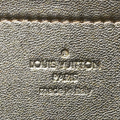 Louis Vuitton Metallic Lambskin Embossed Monogram Pochette Coussin Gold 6 of 9