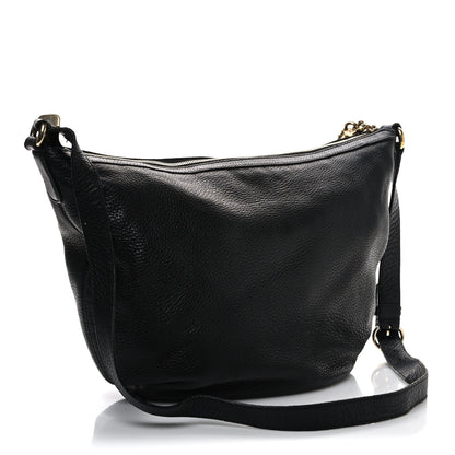 Gucci Pebbled Calfskin Medium Soho Hobo Black 3 of 14