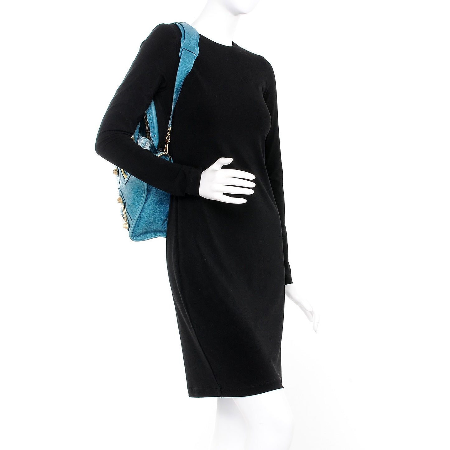 Agneau Giant 21 Gold Hardware City Bleu Paon