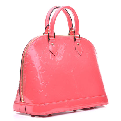 Louis Vuitton Vernis Alma PM Rose Litchi 3 of 9