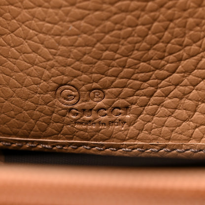 Gucci Pebbled Calfskin Soho Zip Around Wallet Camelia 6 of 8