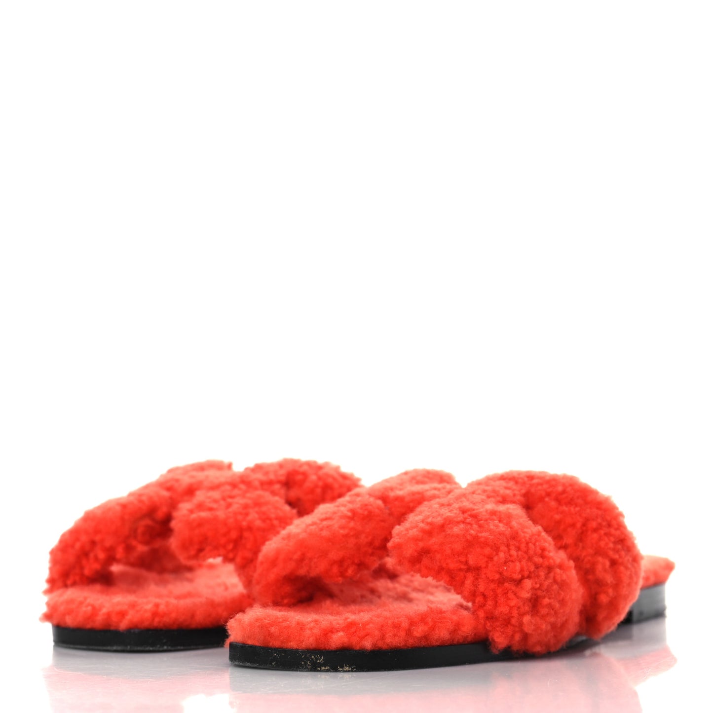 Woolskin Oran Sandals 38 Orange