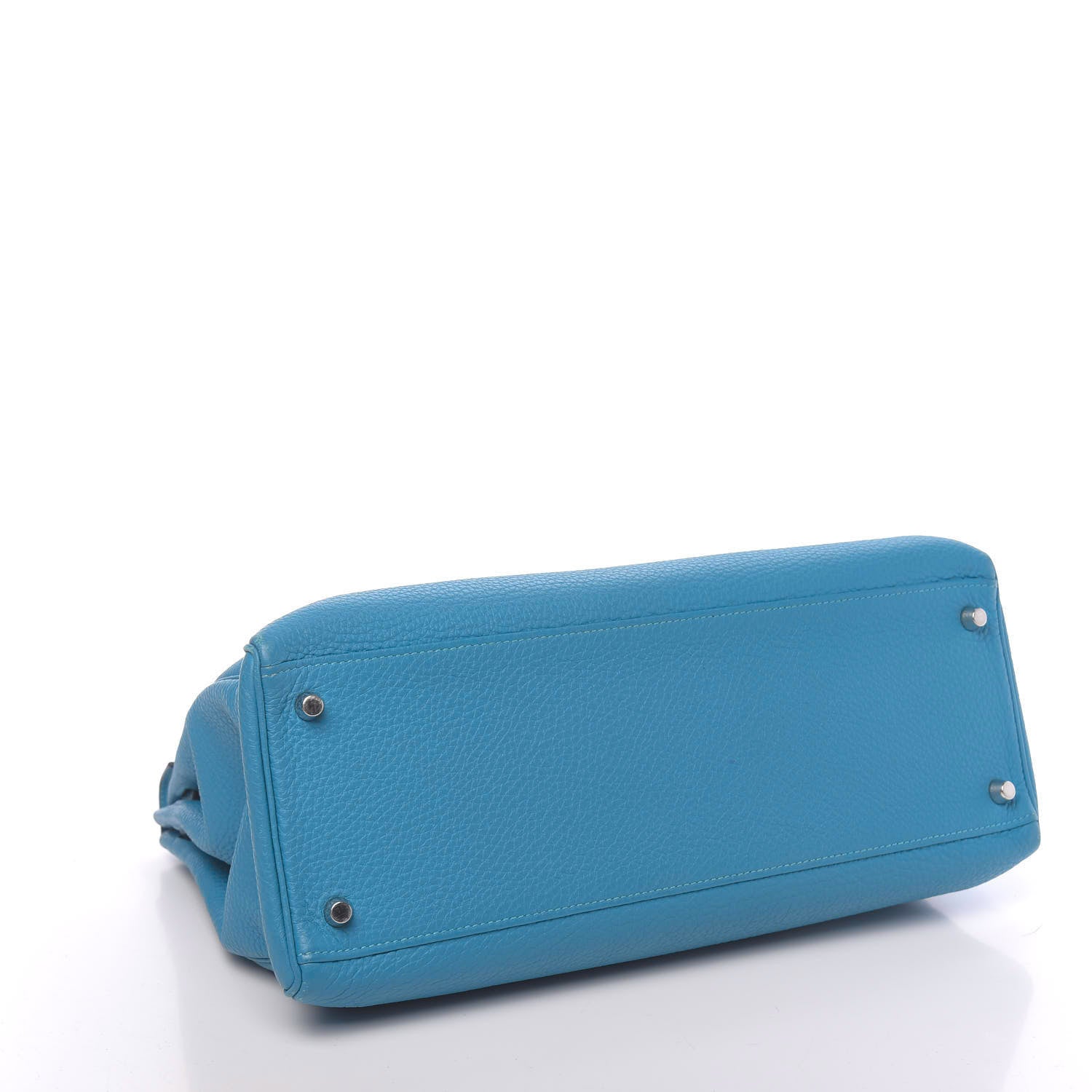 Hermes Togo Kelly Retourne 35 Turquoise 5 of 17