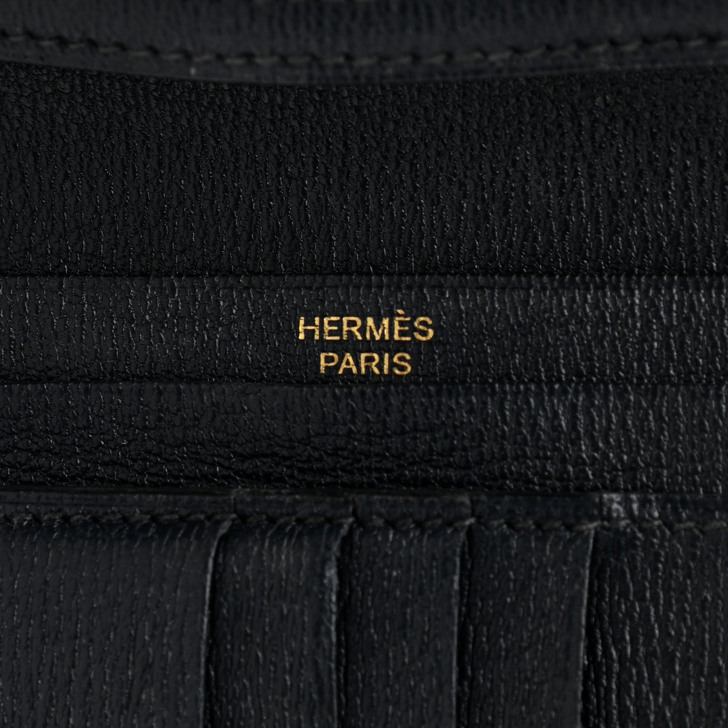 Hermes Matte Alligator Bearn Compact Wallet Bleu Indigo 6 of 7