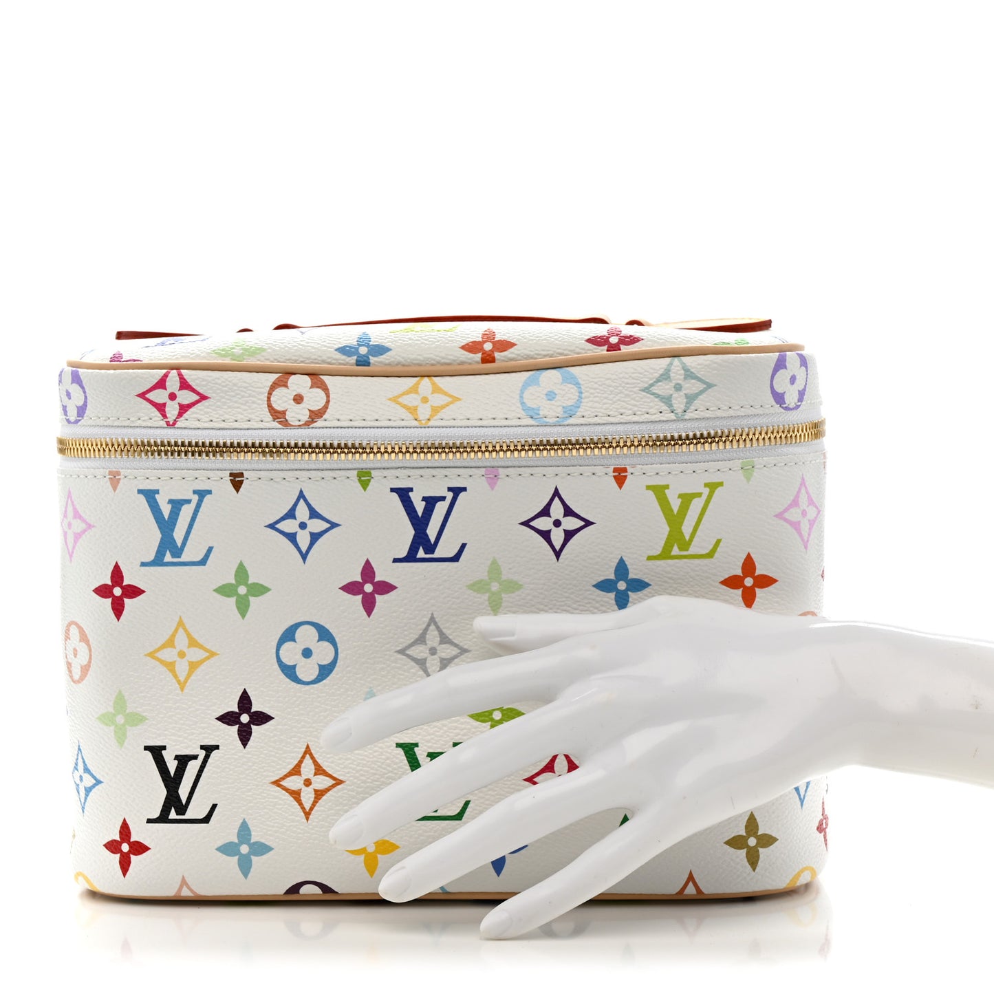 LV X TM Monogram Multicolor Nice BB White
