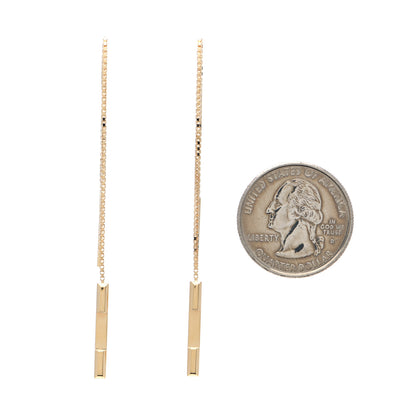 Gucci 18K Yellow Gold Link to Love Chain Earrings 2 of 6