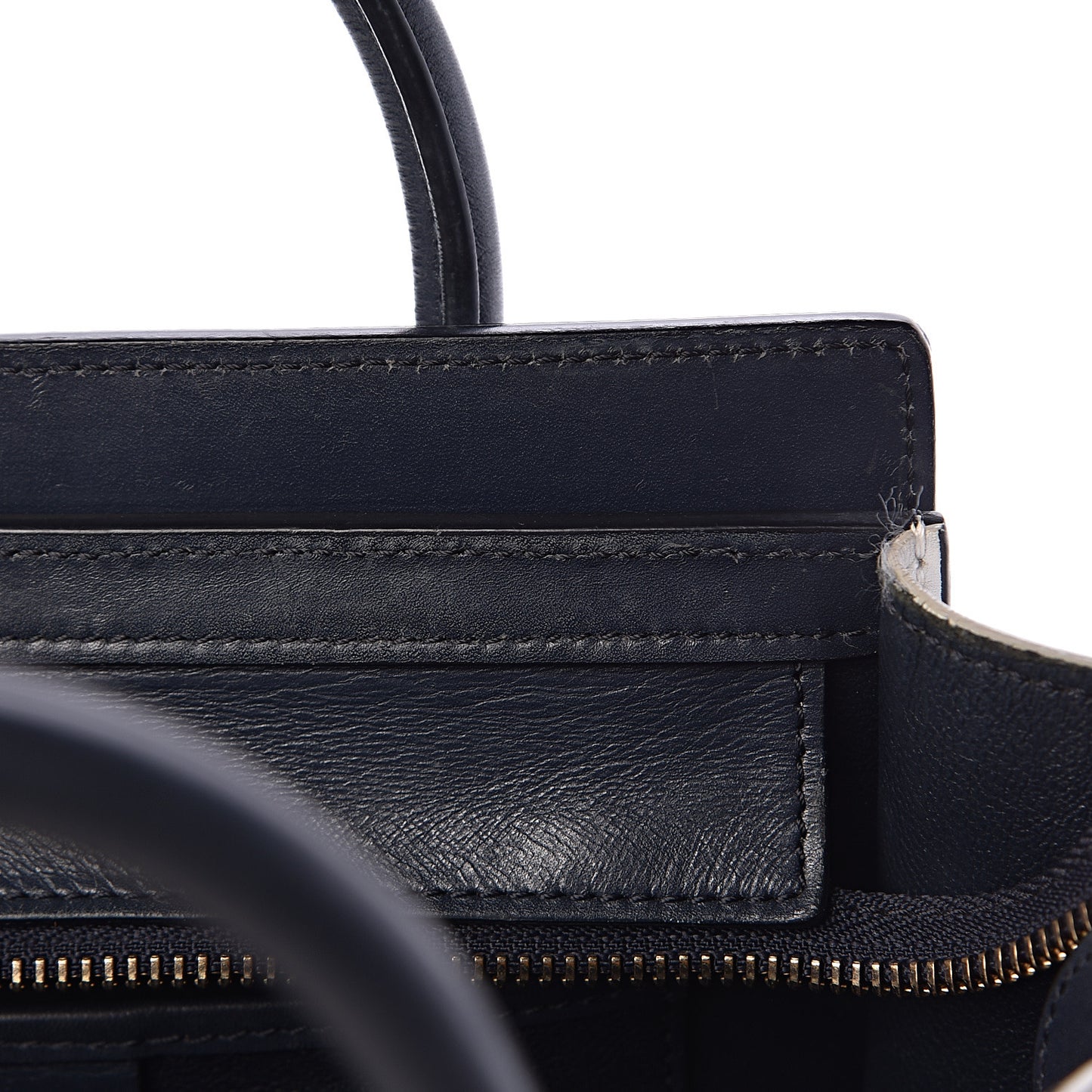 Goatskin Smooth Calfskin Nano Tri-Color Luggage Firefly