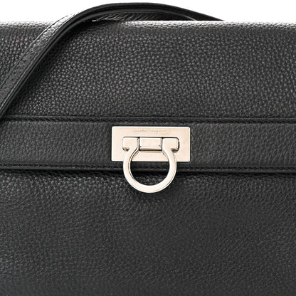 Salvatore Ferragamo Calfskin Abbey Crossbody Black 8 of 12