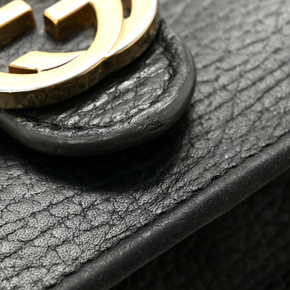 Gucci Dollar Calfskin Interlocking G Chain Wallet Black 11 of 15