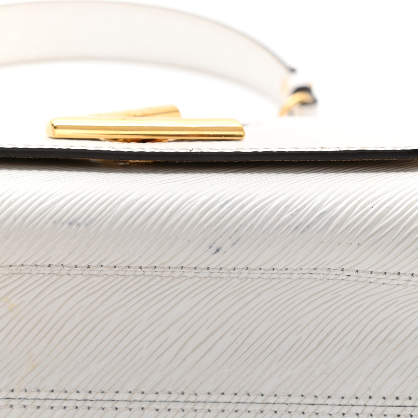 Epi Twist Shoulder Bag PM White
