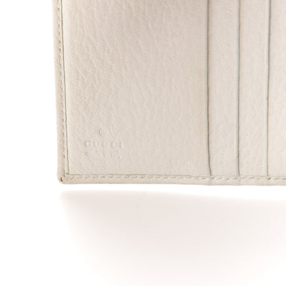 Gucci Goatskin Web French Flap Wallet White 12 of 13