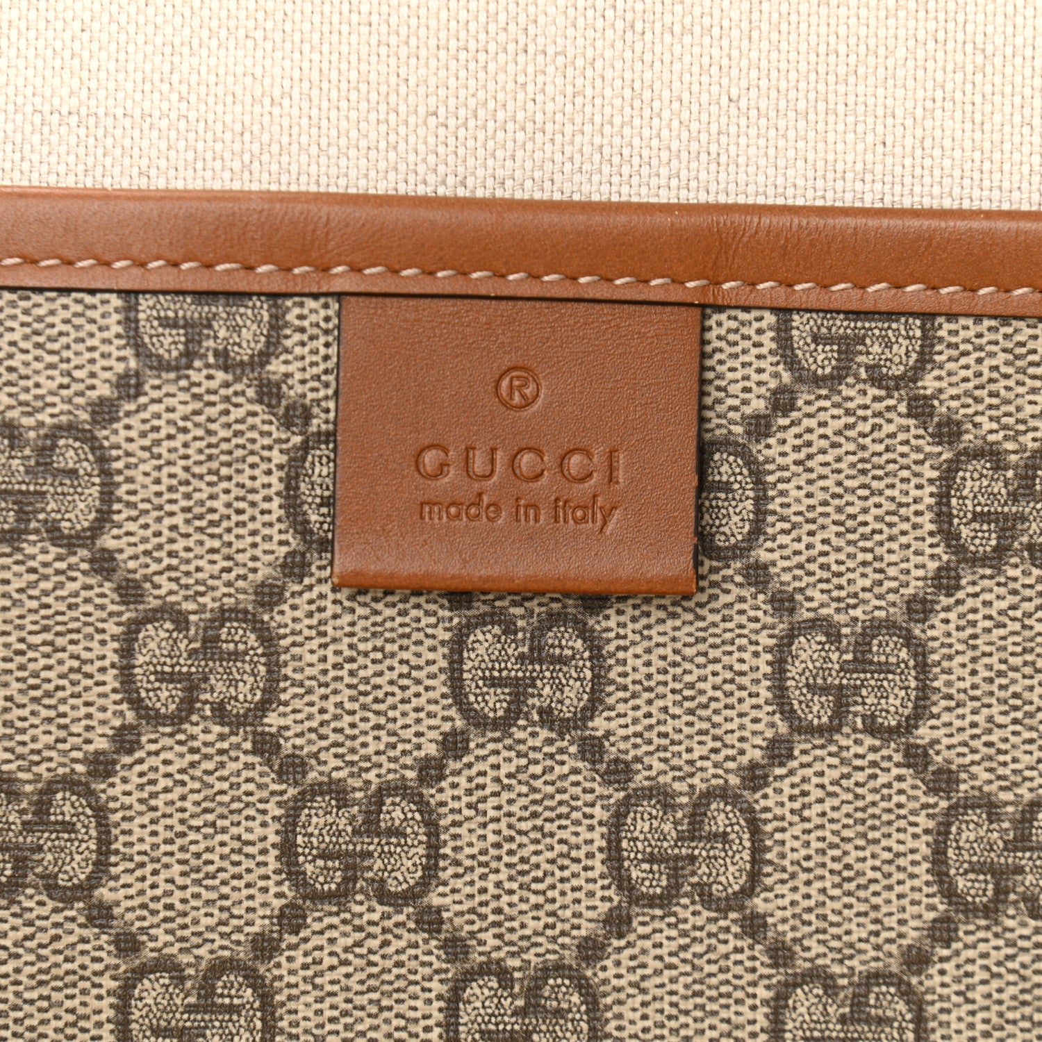 Gucci GG Plus Monogram Medium Signature Web Loop Tote Brown 6 of 11