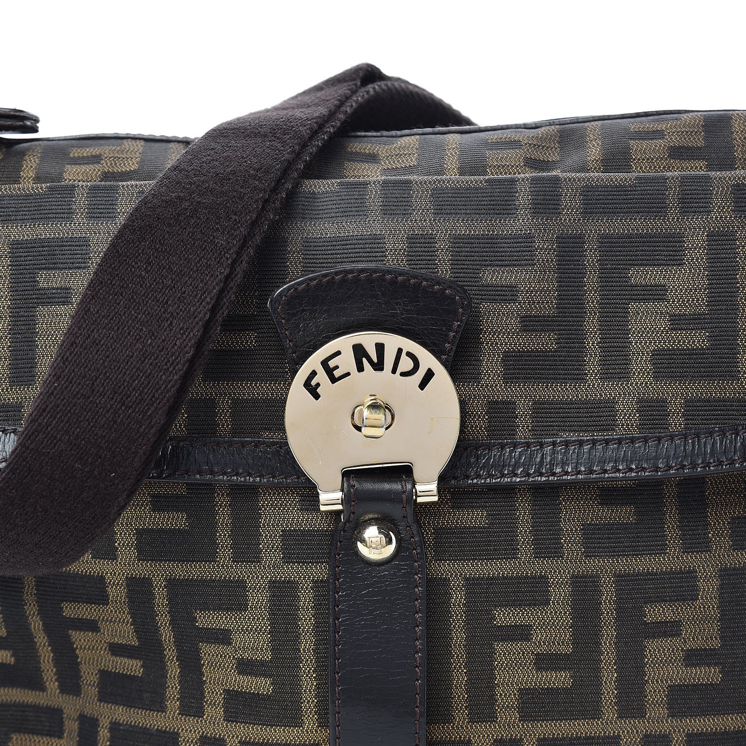 Fendi Zucca Crossbody Bag Tobacco 12 of 12