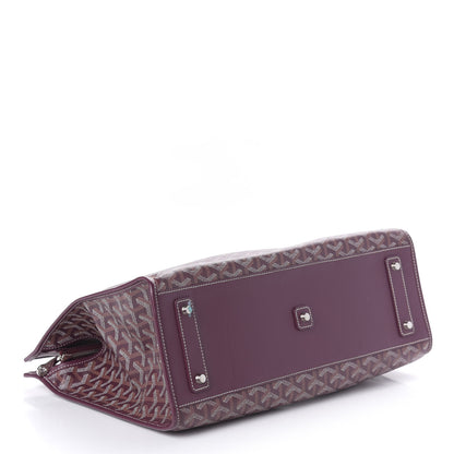 Goyard Goyardine Marquises Tote Burgundy 4 of 11