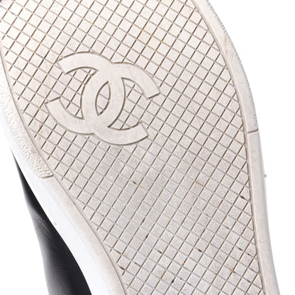 Chanel Calfskin CC Womens Sneakers 40.5 Black 8 of 11