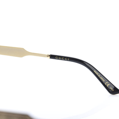 Gucci Round Metal GG0074S Sunglasses Gold 7 of 9