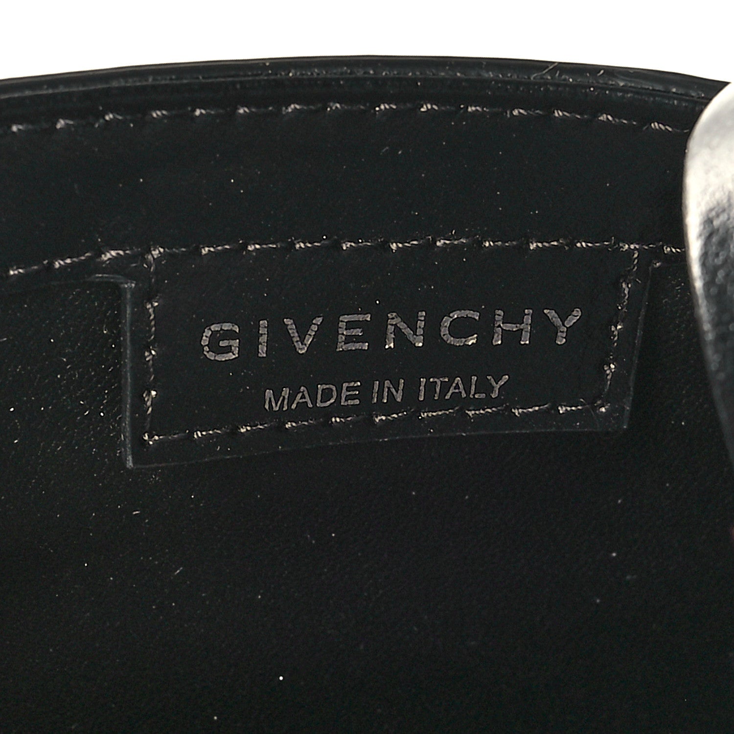 Givenchy Box Calfskin Mini Cut Out Shoulder Bag Black 6 of 9