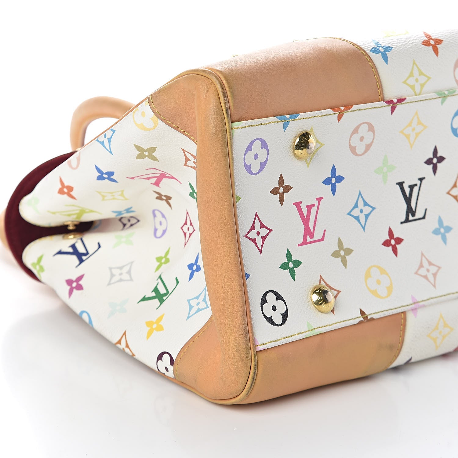 Louis Vuitton Monogram Multicolor Beverly GM White 8 of 9