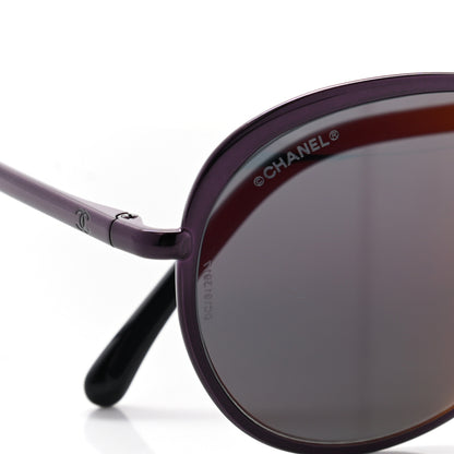 Chanel Round Spring Sunglasses 4206 Purple 8 of 8