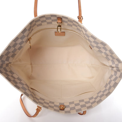 Louis Vuitton Damier Azur Cabas Adventure MM 5 of 9