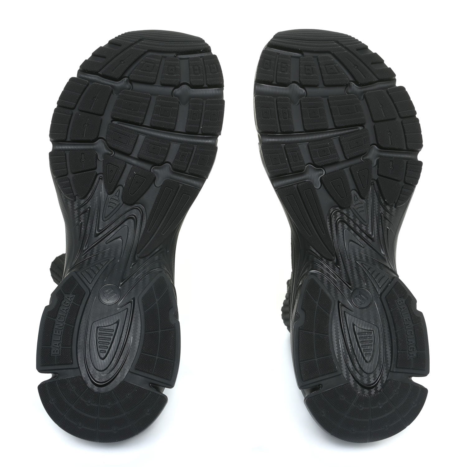 Balenciaga Technical Ribbed 3D Recycled Knit Womens Speed 3.0 Sneakers 41 Monocolor Black 5 of 10