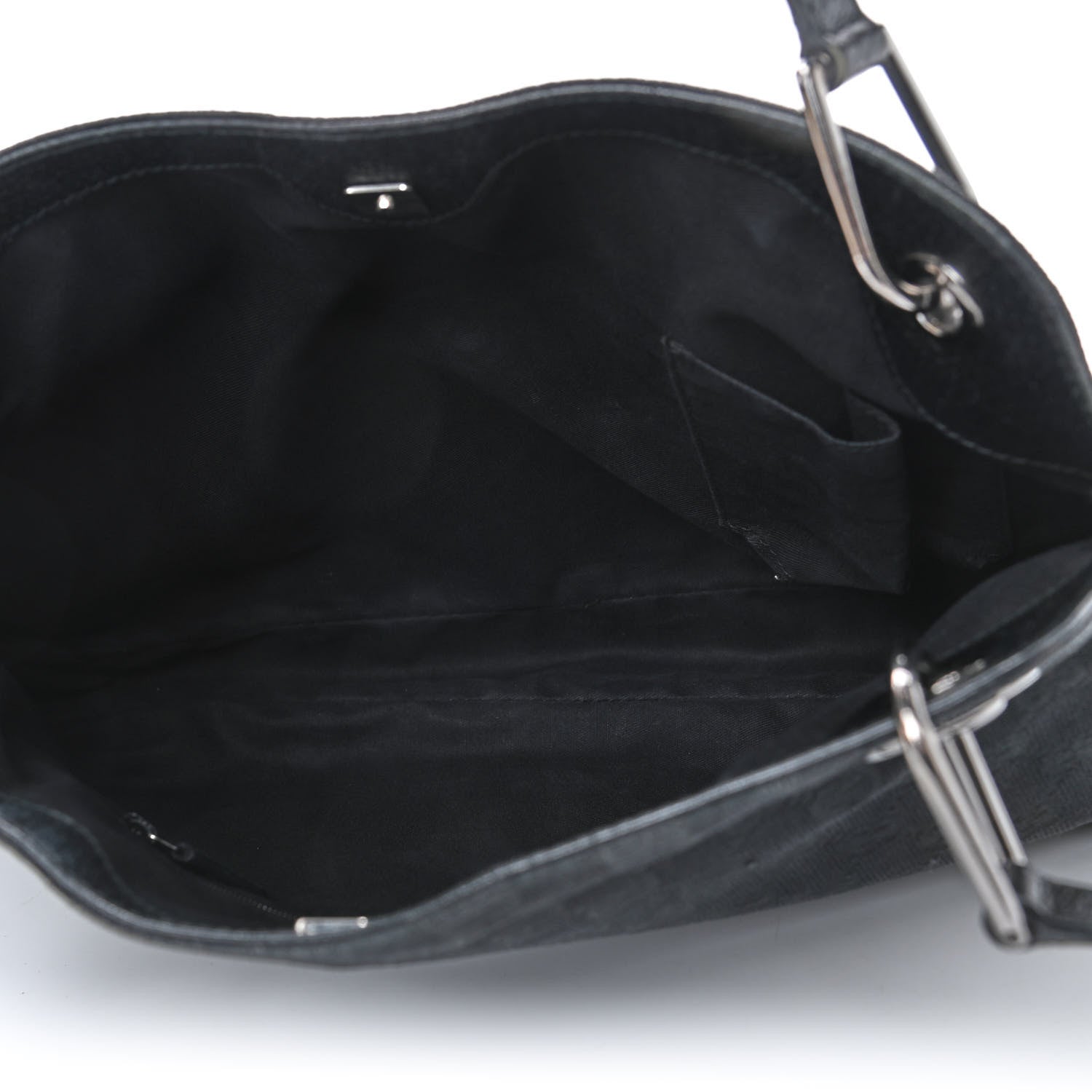 Gucci Monogram Medium Eclipse Shoulder Bag Black 4 of 6