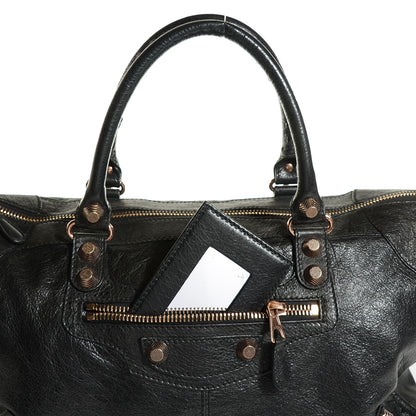 Balenciaga Agneau Giant 12 Rose Gold Hardware Work Black 8 of 11