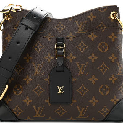 Louis Vuitton Monogram Odeon PM Black 7 of 9