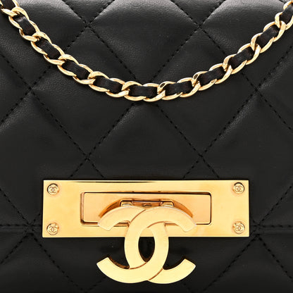 Chanel Lambskin Quilted Golden Class Wallet on Chain WOC Black 7 of 9