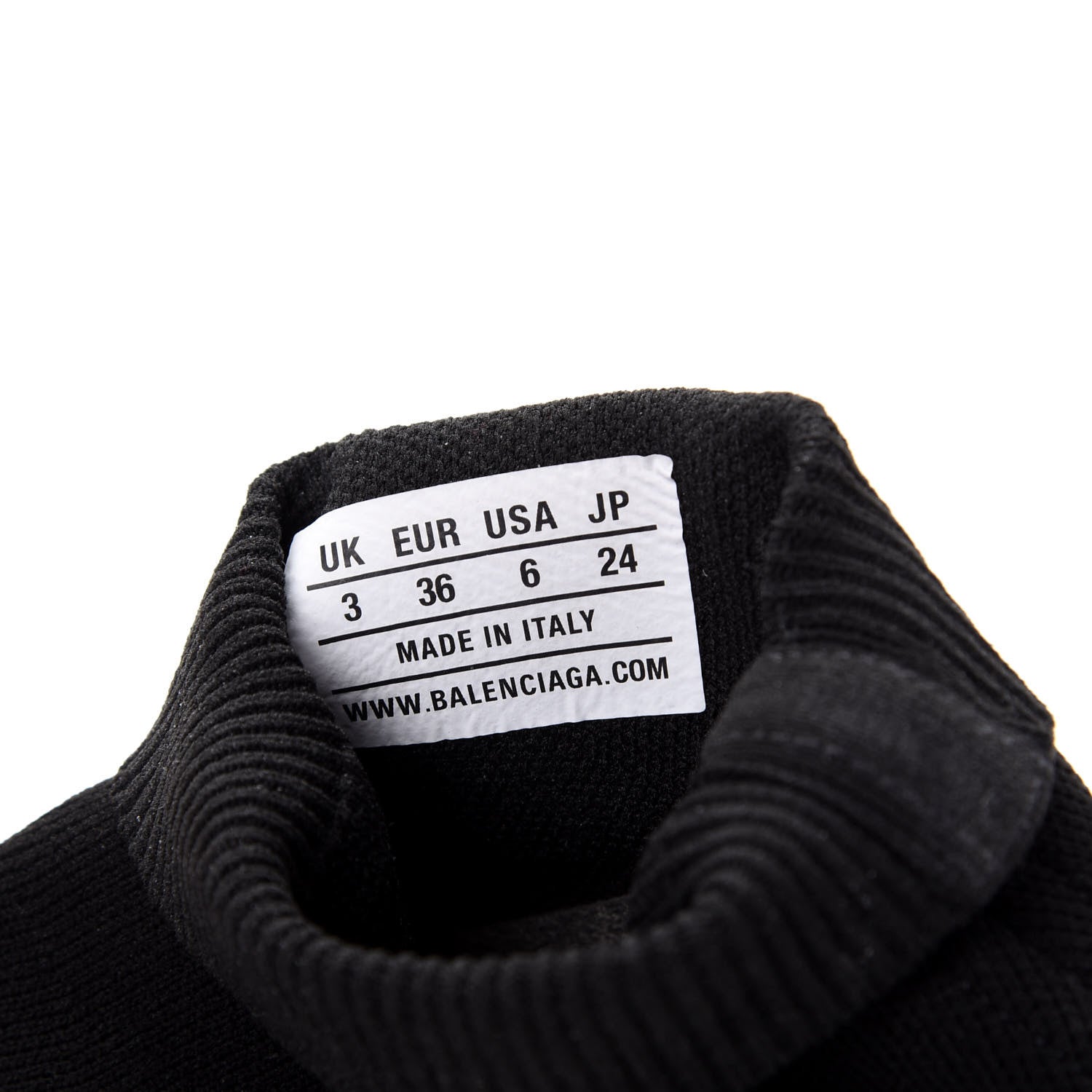 Balenciaga Neoprene Knit Womens Speed Sneakers 36 Black Pink 10 of 10