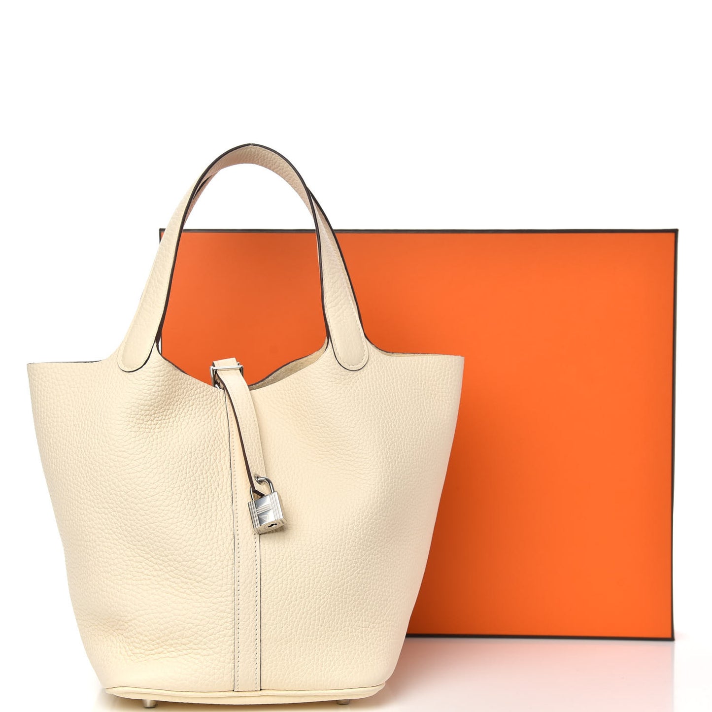 Taurillon Clemence Picotin Lock 22 MM Nata