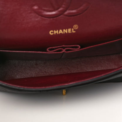 Chanel Lambskin Quilted Medium Double Flap Black 5 of 9
