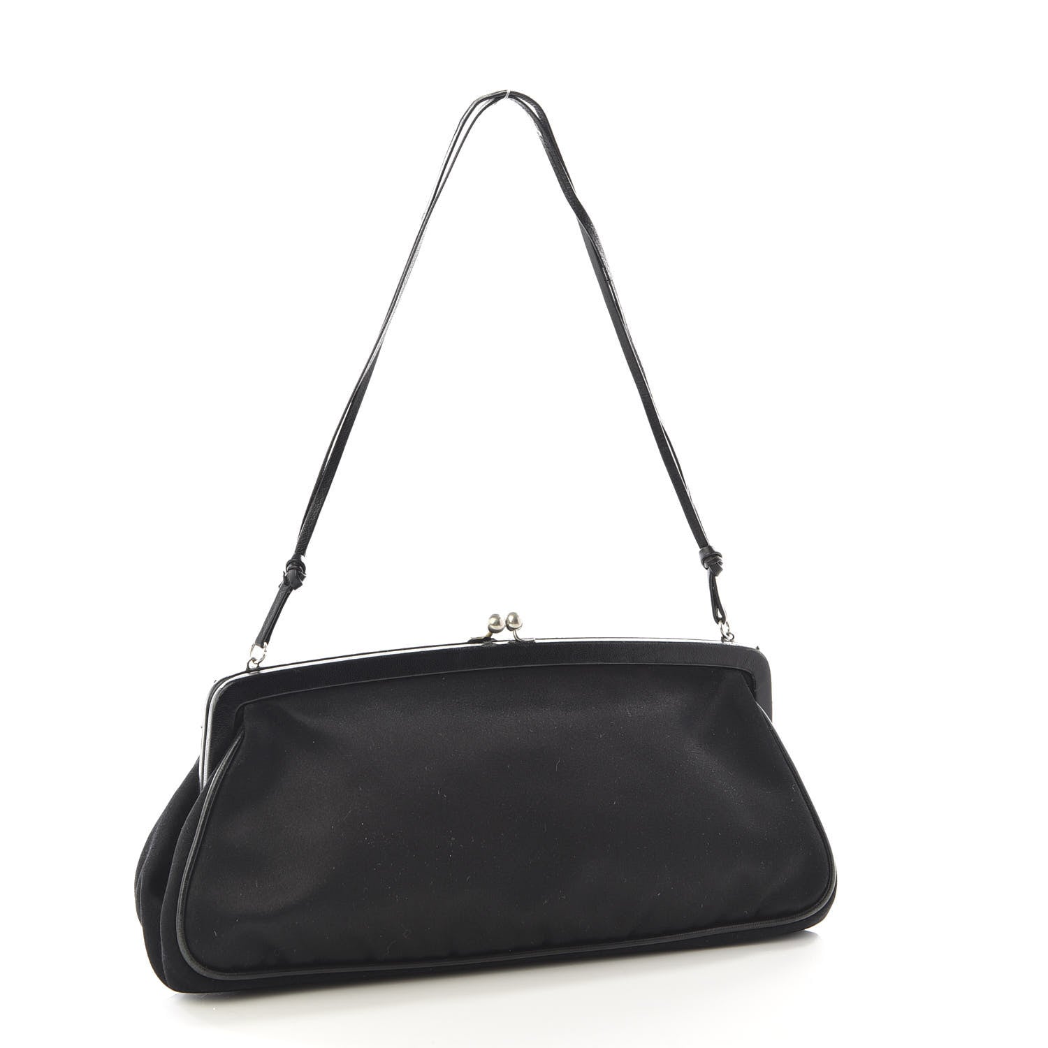 【希少✨️】PRADA Shoulder ブラックフライデー価格‼️ プラダ ショルダーバッグ レディース TESSUTO SPAZZOLATO ブラック