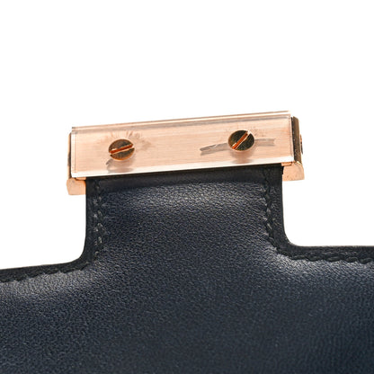 Hermes Ostrich Constance 18 Bleu Indigo 12 of 13
