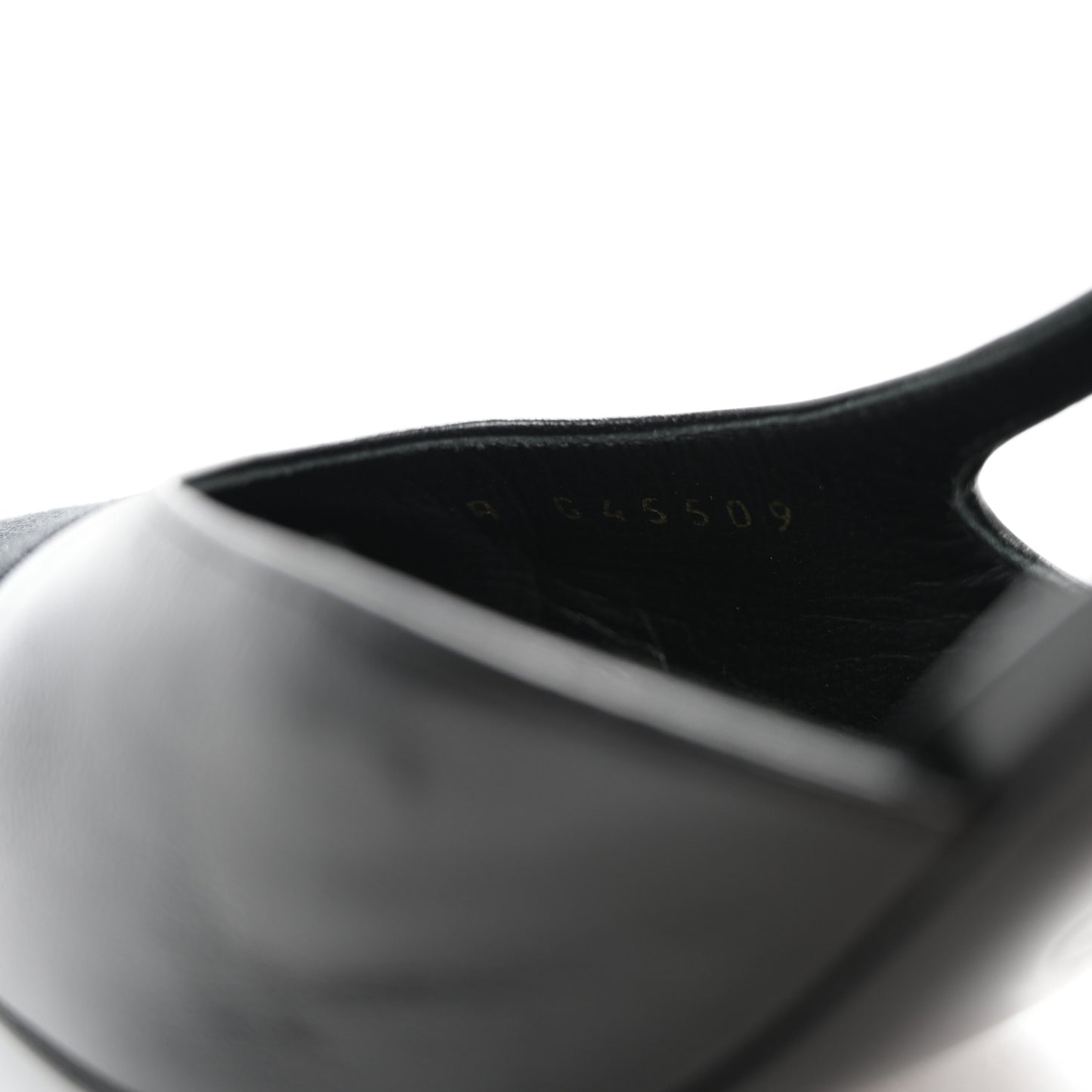 Lambskin Grosgrain Cap Toe CC Slingback Pumps 36 Black