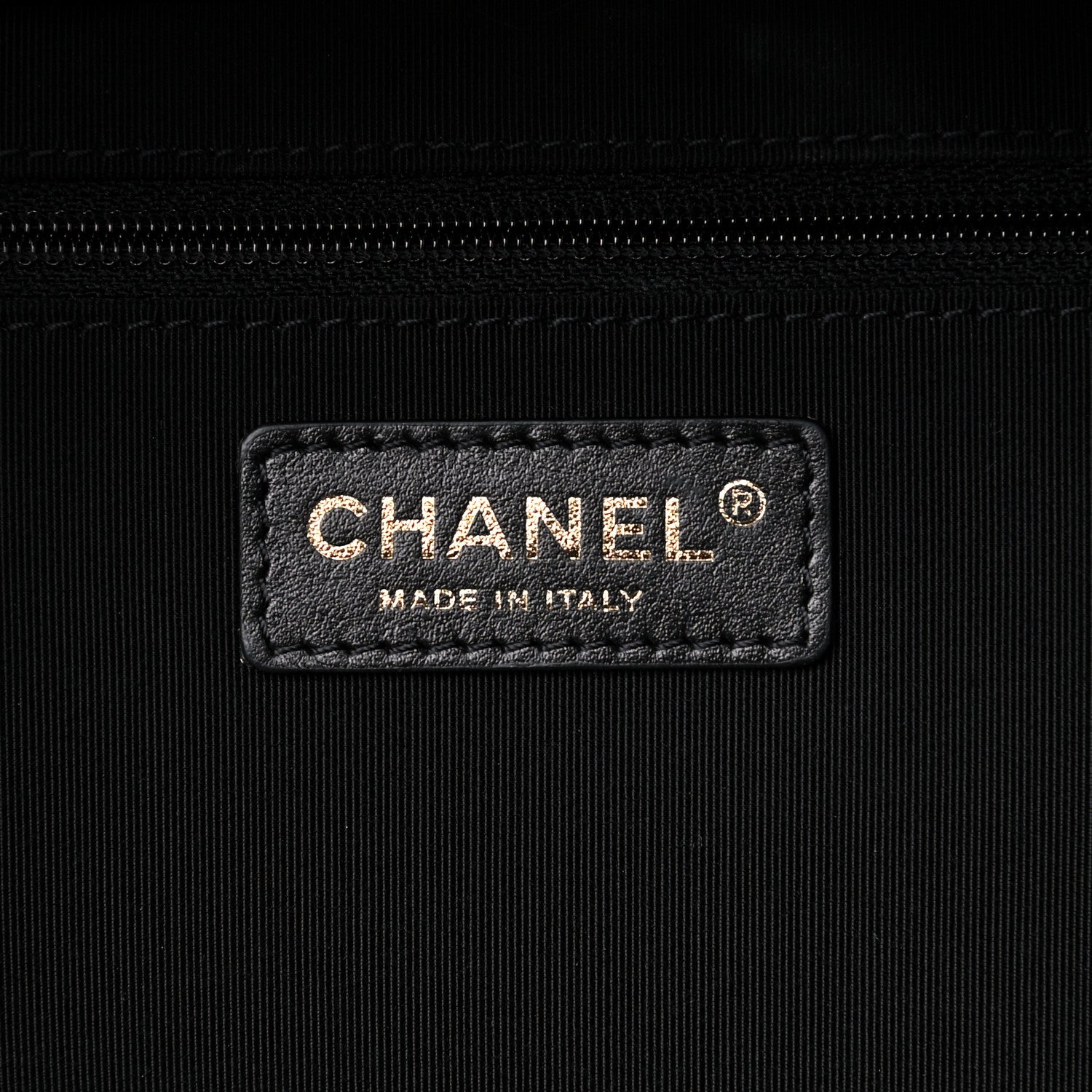 Chanel Bullskin Stitched Large Shopping Bag Black 6 of 11
