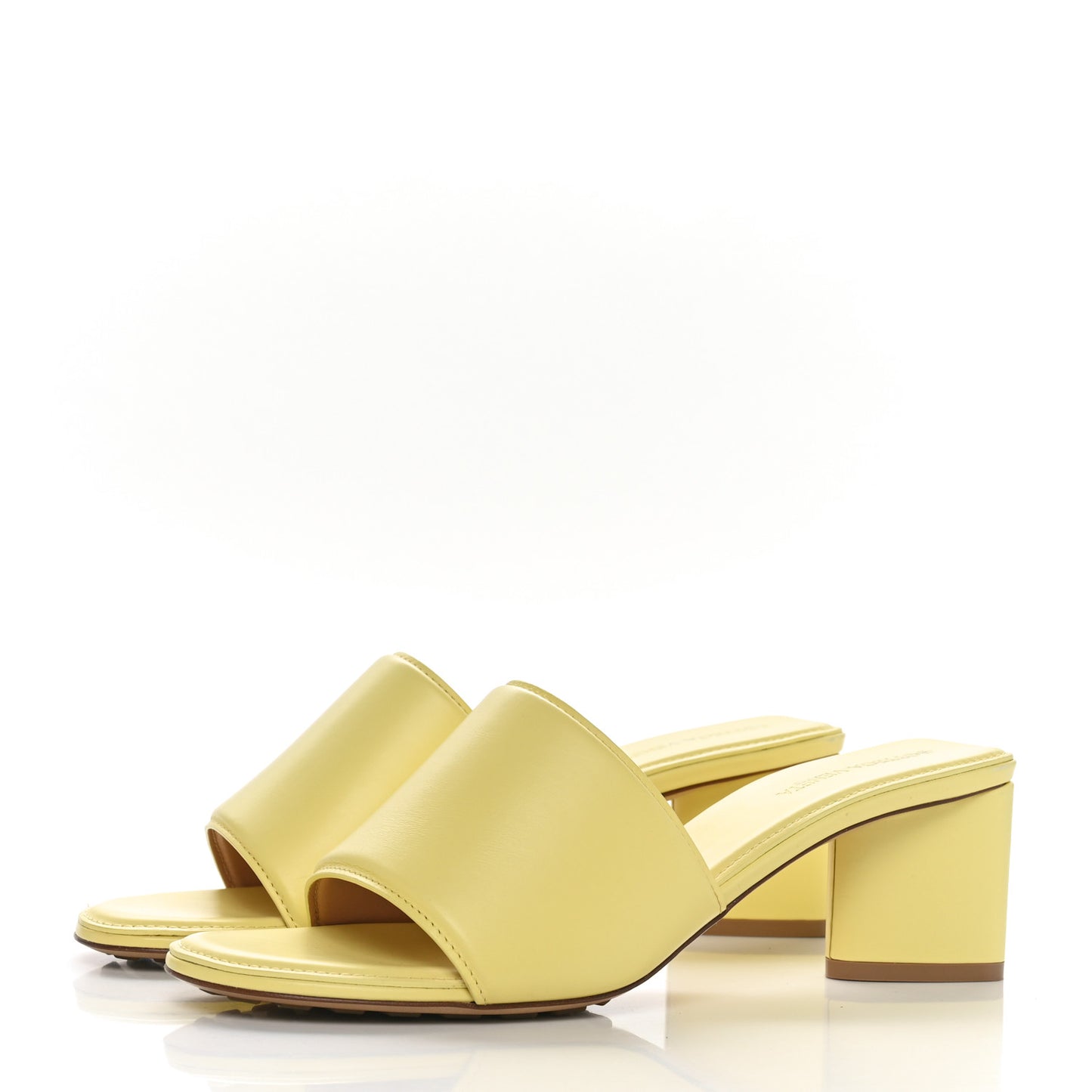 Vienna Calfskin The Band Mule Sandals 39 Lemonade